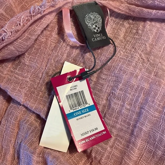 Vince Camuto Textured Shawl Cover Up - Picture 5 of 6